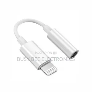 Lightning to 3.5mm Audio Earphones Jack Adapter