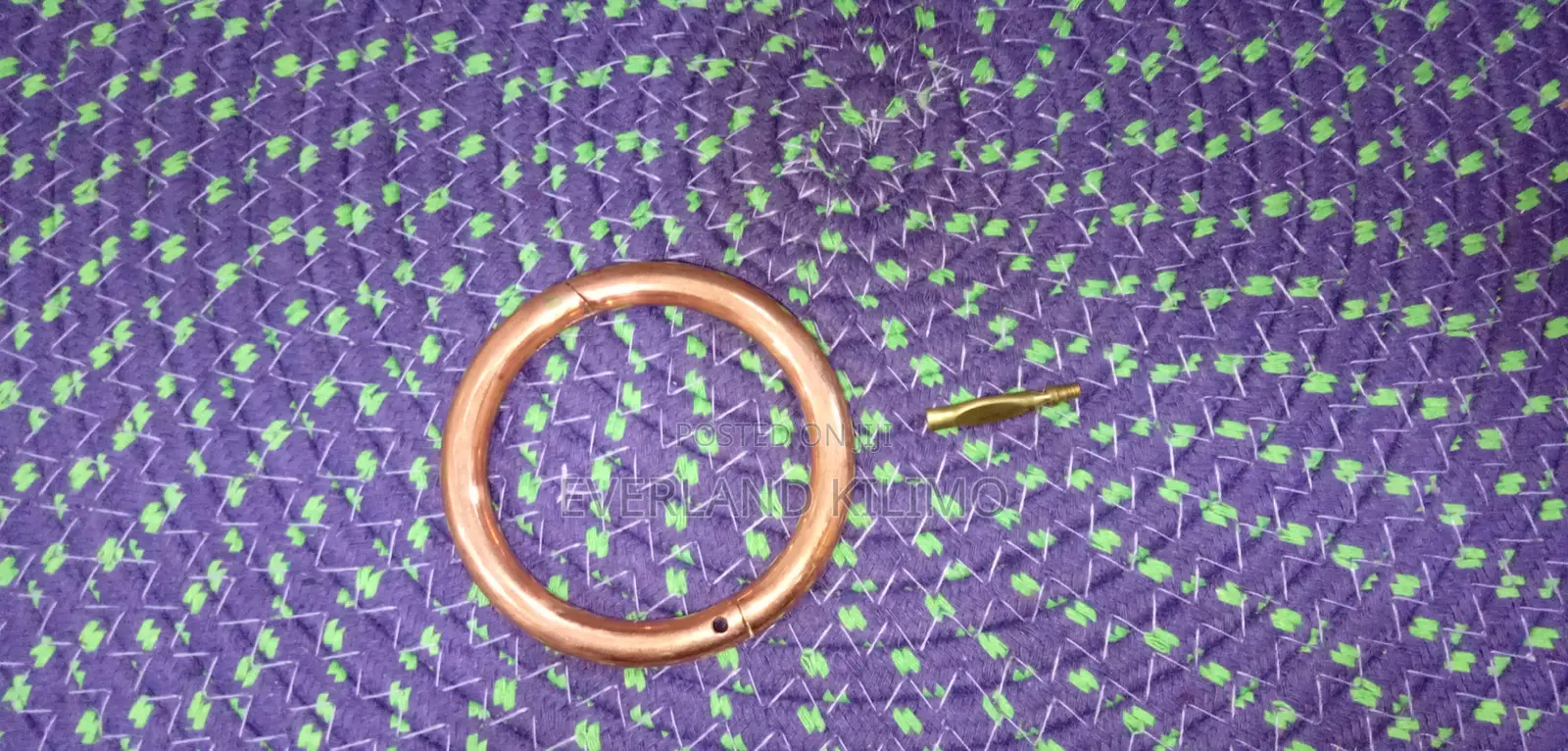 Copper Bull Nose Ring - 65 Mm