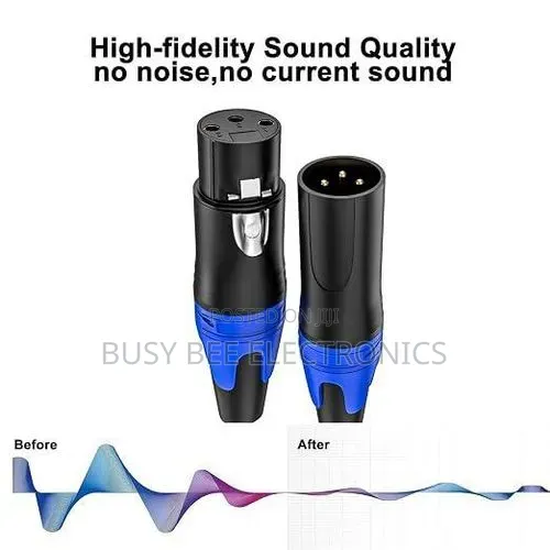 XLR Male to XRL Female Cable, 5Meters