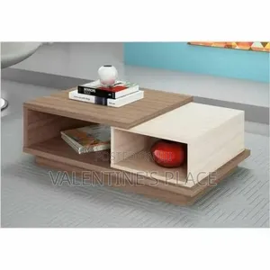 Modern Two-Tone Coffee Table Featuring a Unique Layered Design