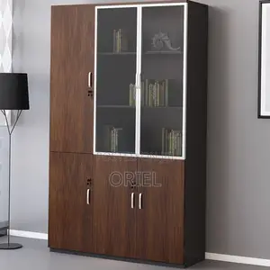 Office Cabinet : Office 3-Door Wooden Filing Document Cabinet