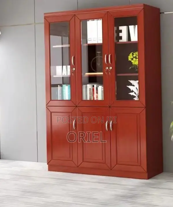 Office Cabinet : Office 3-Door Wooden Filing Document Cabinet