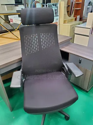 Ergonomic Office Chair With Adjustable Headrest