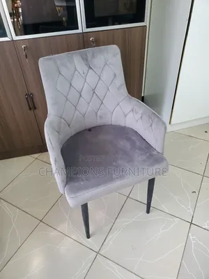 Grey Velvet Accent Chair