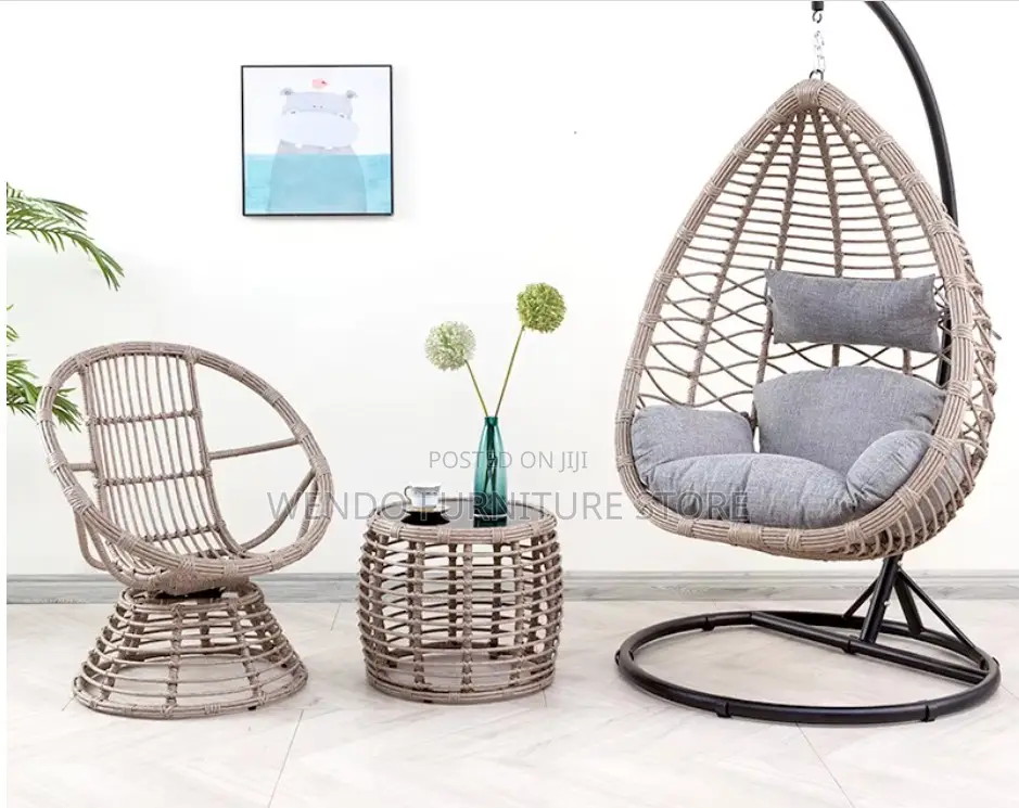 Home Chairs; Modern Swing Rotational Hammock Balcony Outdoor Chair