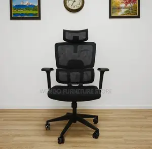 Office Chairs; Spine Up Orthopedic Office Seat With High Back