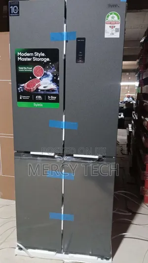 Syinix 421L Glass Door Refrigerator