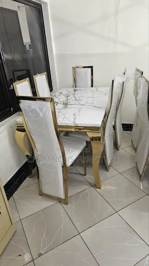 Luxurious Marble Top Dining Set