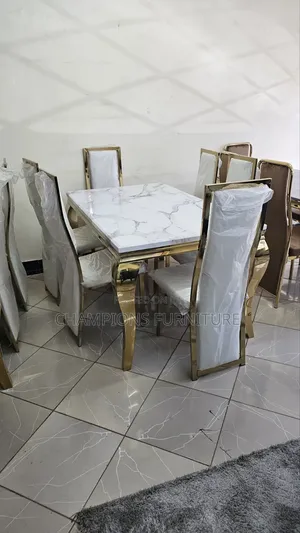Luxurious Marble Top Dining Set