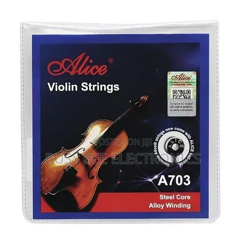 ALICE Violin String Set (No 1,2,3,4) for All Sizes of Violins (
