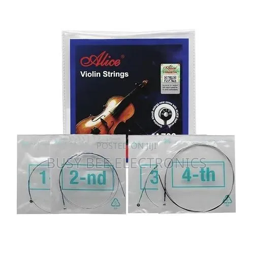 ALICE Violin String Set (No 1,2,3,4) for All Sizes of Violins (