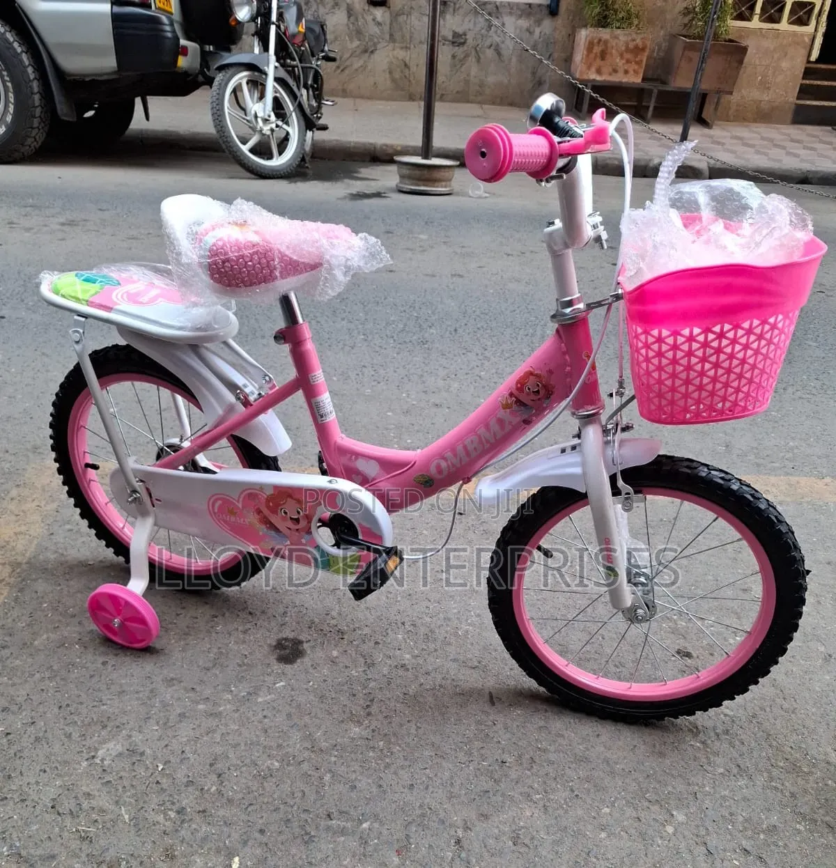 OM BMX SIZE 16 Available in Pink and Purple