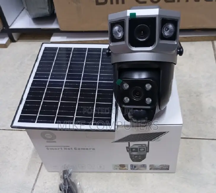 Smart V380 Lens Camera – Solar Wifi CCTV With Phone Control