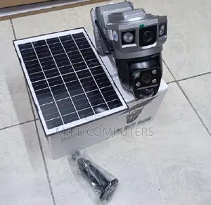 V380 Solar Wifi Camera 360° PTZ Triple Lens Motion Detection