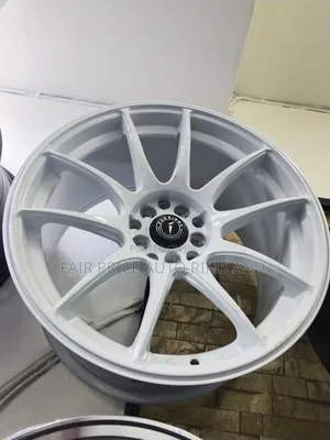 Size 17/10/114.3 Offset White Rims