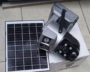 6mp 4g Outdoor Dual Lens Solar CCTV PTZ 2 Solar
