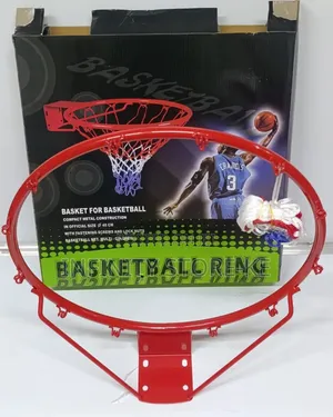 A Pair of Heavy Duty Basketball Hoops and Nets