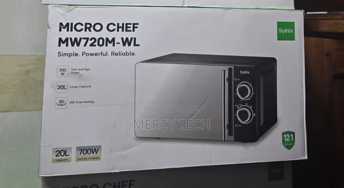 Syinix 20L Manual Microwave
(Mw720m-Wl)