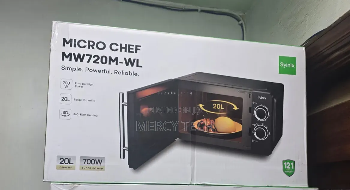 Syinix 20L Manual Microwave
(Mw720m-Wl)