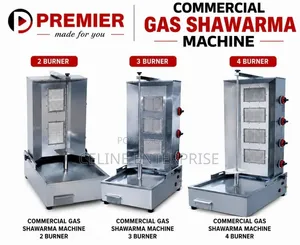 Premier Commercial Gas Shawarma Machine 
●2burner
