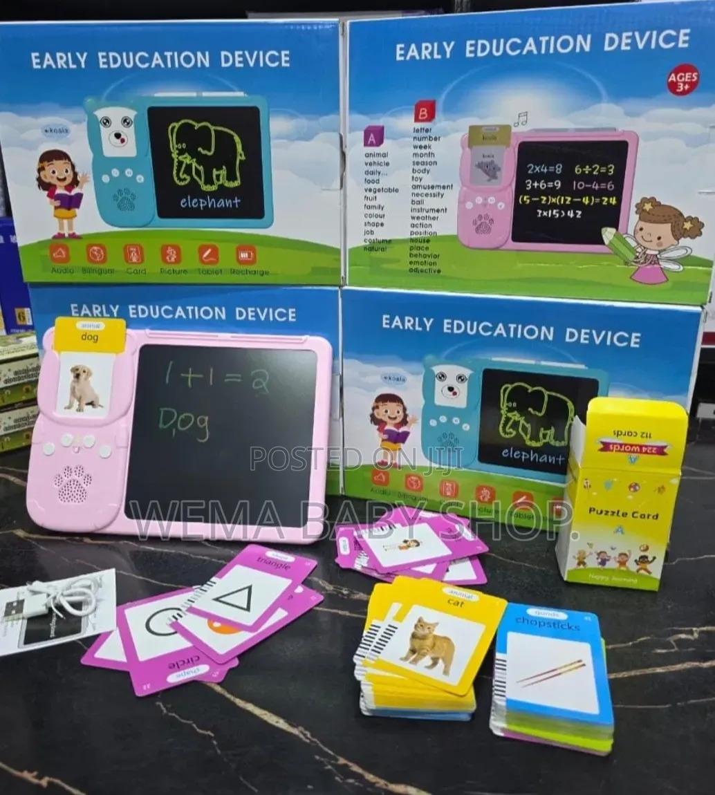 Kids Card Reader With a Writing LCD Pad