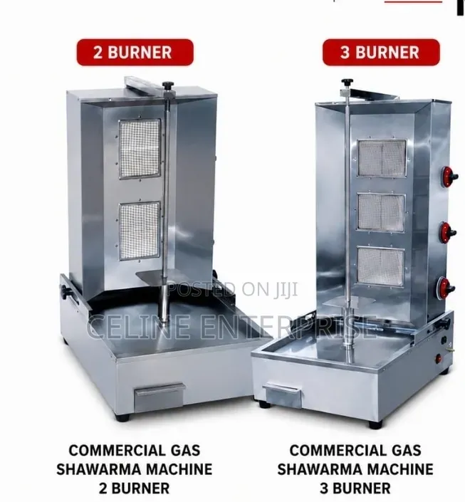Premier Commercial Gas Shawarma Machine 
●2burner