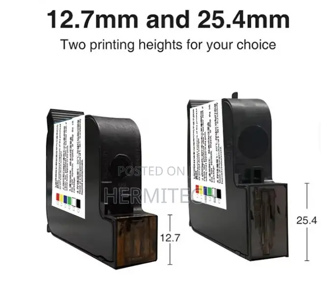 24.5mm Fast Dry Permanent Ink Cartridge for Product Labels