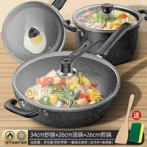 Maifan Stone Soup Pot With Lid Non-Stick Stock