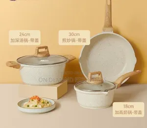 Non-Stick Kitchen Cookware Set Stone Pot Set