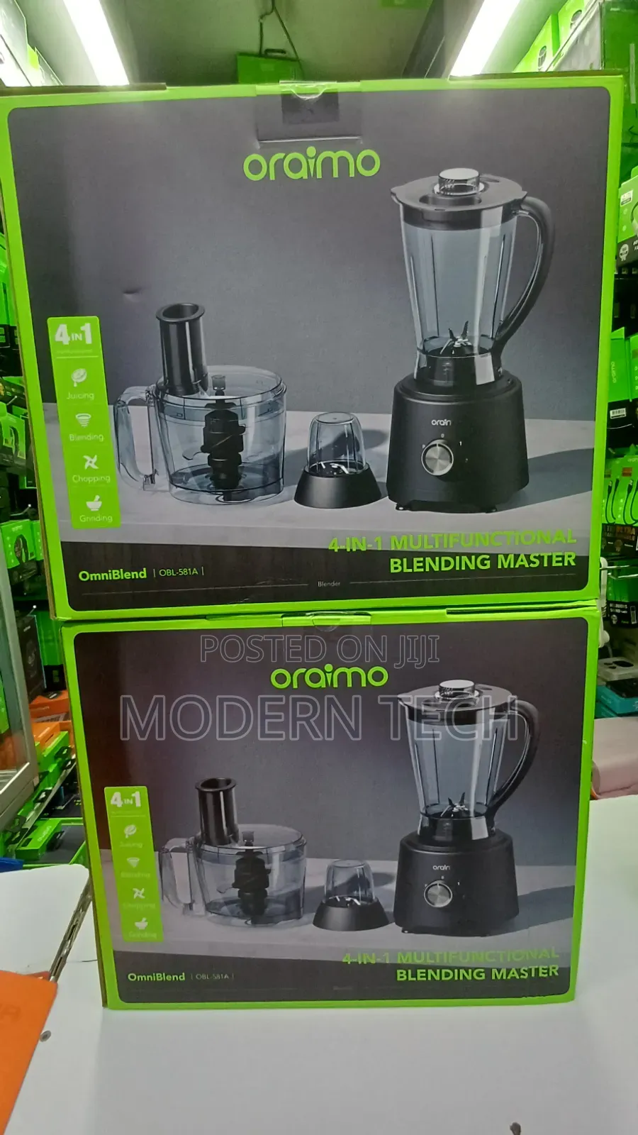 Oraimo OmniBlend OBL-581A 1500W 4-in-1 Multifunctional Blender