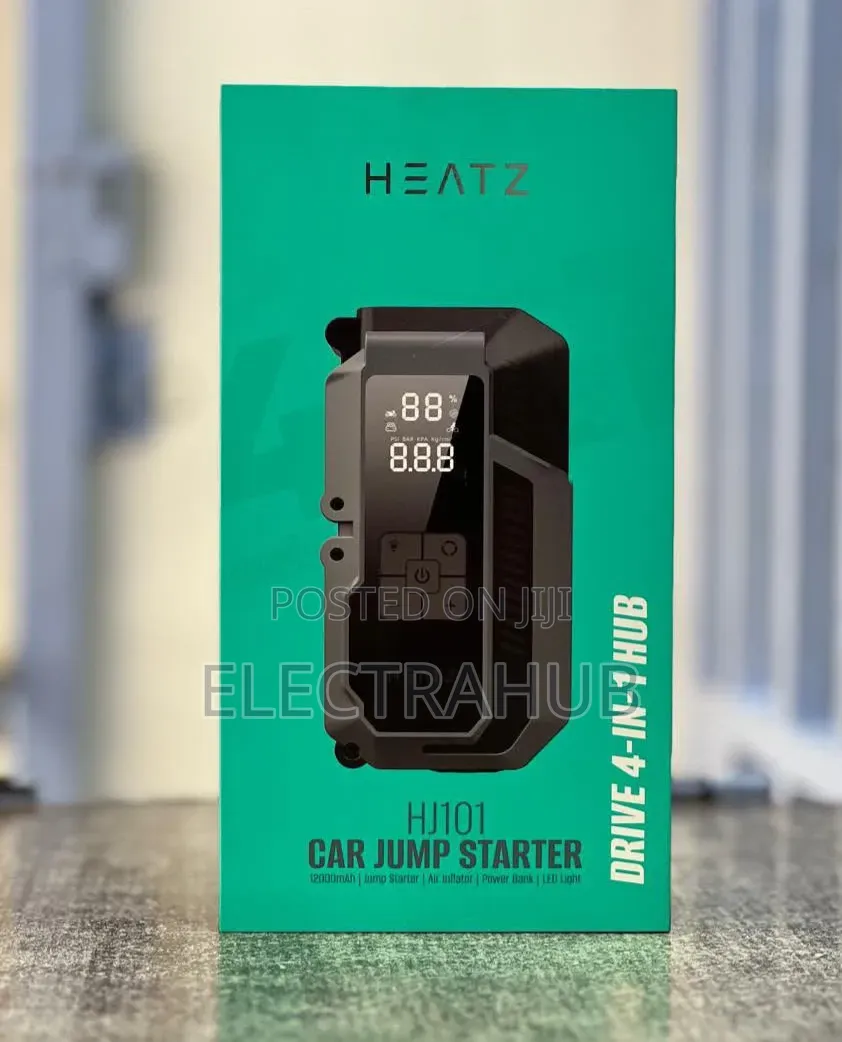 Heat Drive 4n1 Hub Car Jump Starter Brand New Sealed