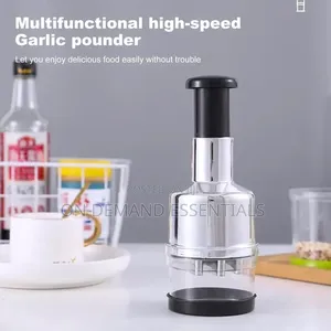 *Manual Garlic Press Squeezer Stainless Steel Garlic Masher