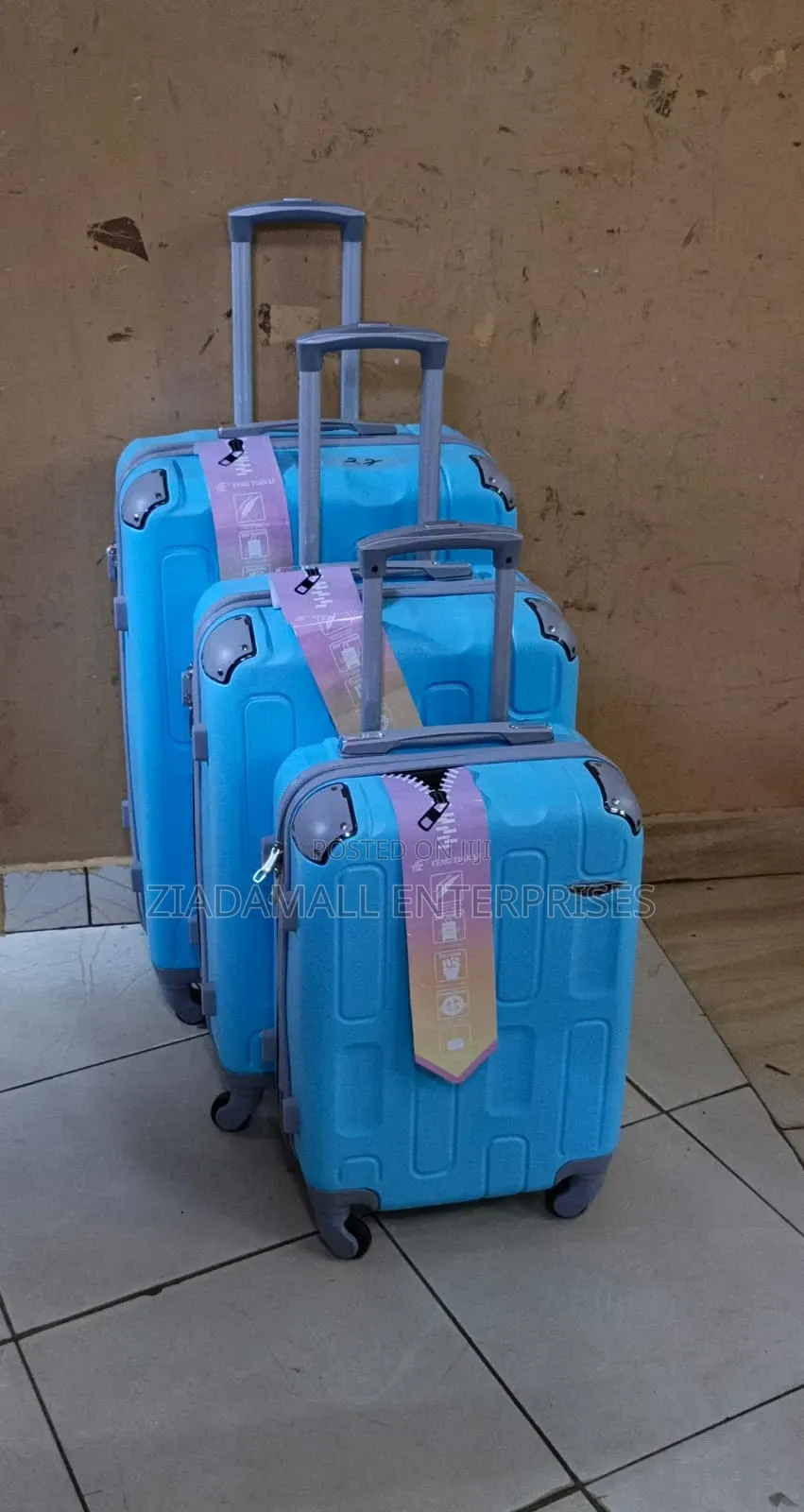 Fibre 3in1 Suitcase With Wheels Affordable
