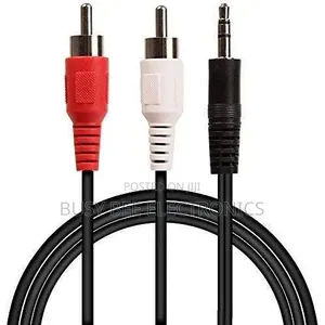 GeneAfrica 3.5mm to 2-Male RCA Audio Cable