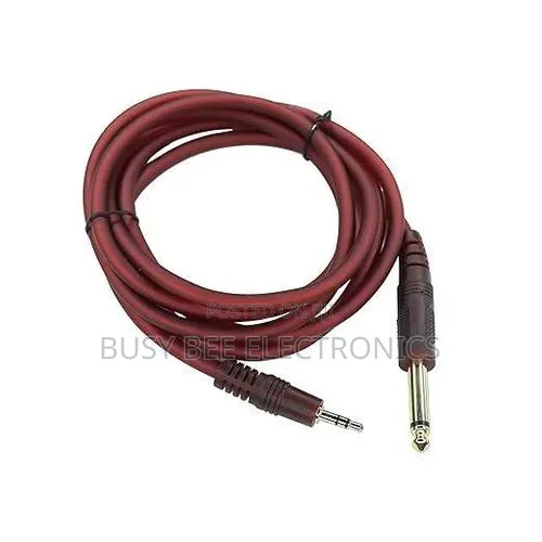 3meters 6.35mm to 3.5mm Male Jack Mono to Mono Audio Instrument