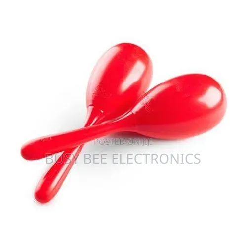 Maracas, Oval Shaped Plastic Hand Percussion Rattles