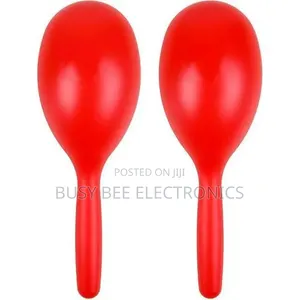Maracas, Oval Shaped Plastic Hand Percussion Rattles