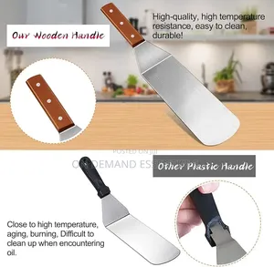 Wooden Rectangle Cake Scoop