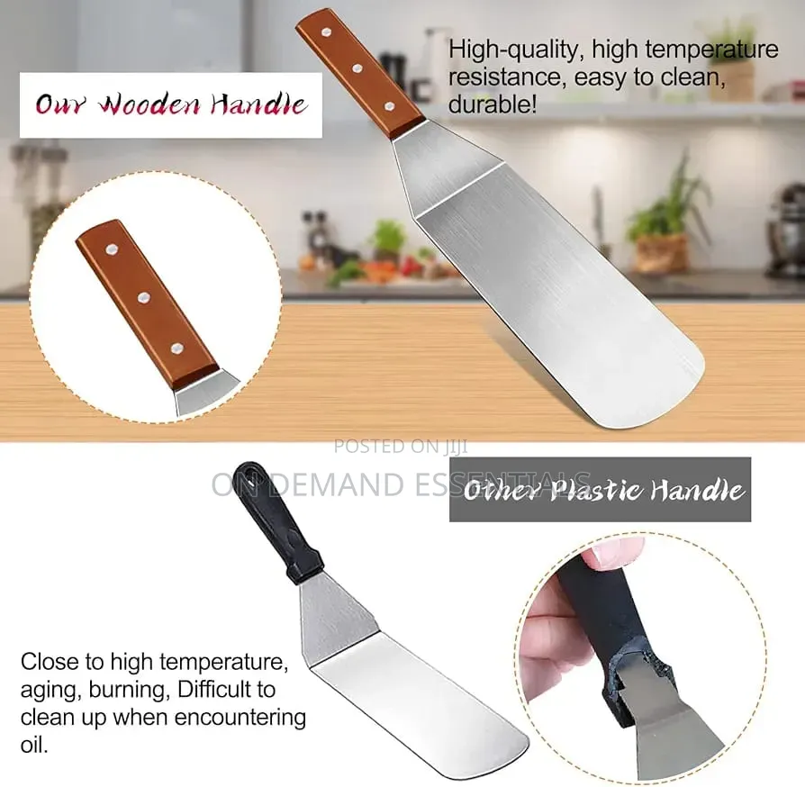 Wooden Rectangle Cake Scoop