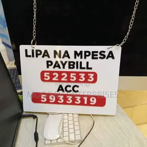 Lipa Na Mpesa Board Printing Branding