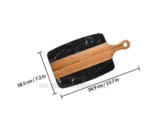 Cutting Marble Board Stone + Acacia or Serving Tray