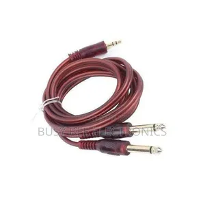 3.5 Mm 1/8 TRS to Dual 6.35 Mm 1/4 TS Mono Breakout Cable