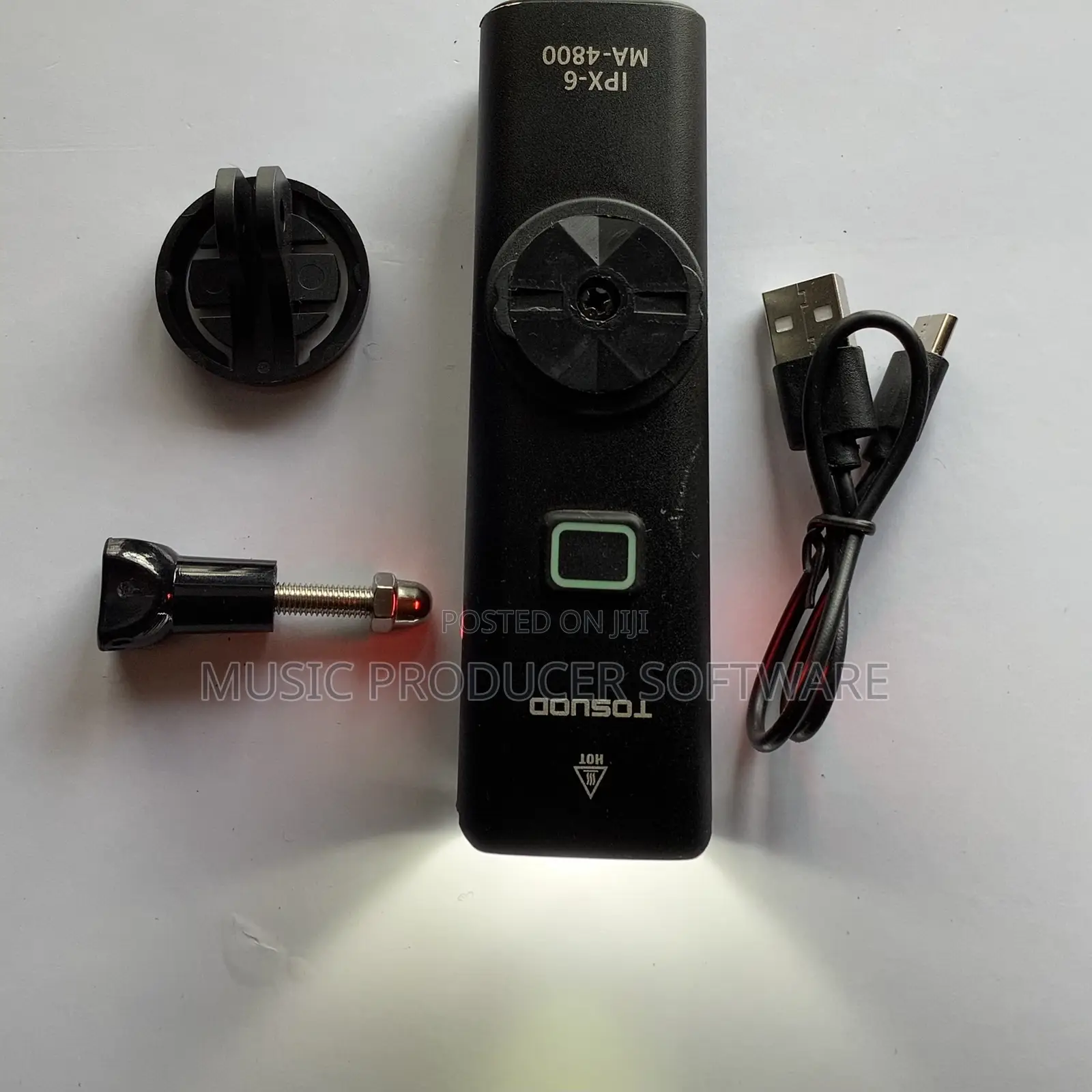 Bicycle Headlight 1500 Lumens 4800mah Waterproof Aluminum Body