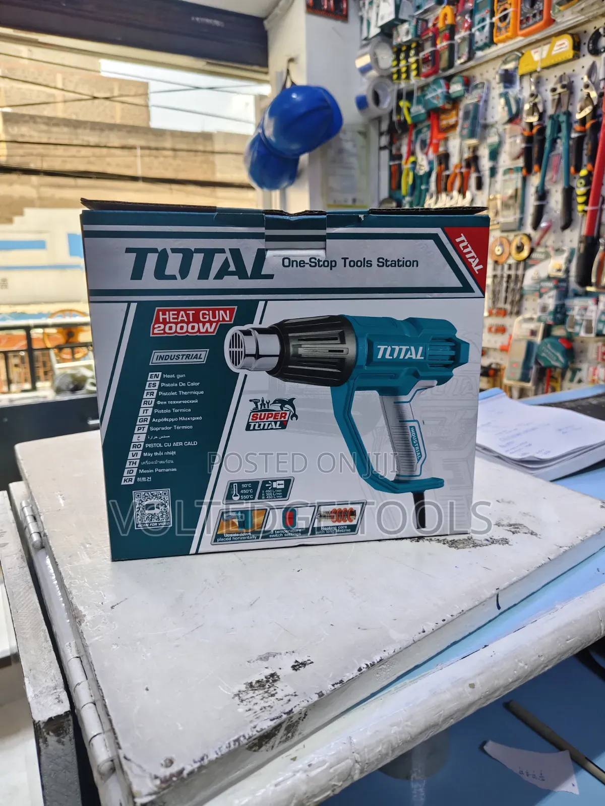Brand New TOTAL Industrial Heat Gun 2000W – 3 Temperature Settings