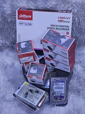 Dahua CCTV 4 Camera Set With 4 Channel DVR, Hard Disk 50M Cable