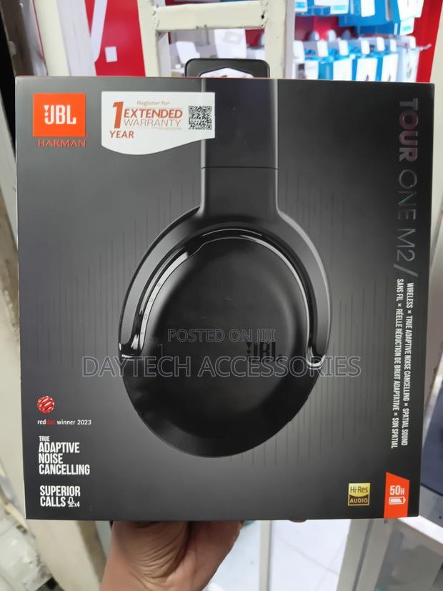 JBL Tour One M2 Wireless ANC Headphones - Black - thumbnail 2
