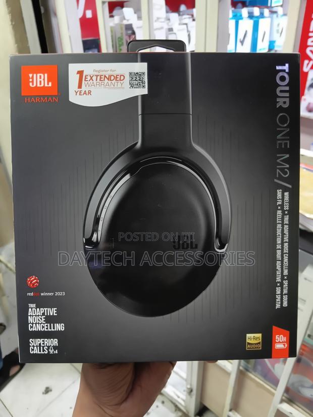 JBL Tour One M2 Wireless ANC Headphones - Black - thumbnail 3