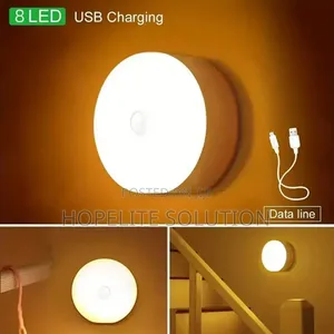 Round Motion-Sensor Cabinet Light