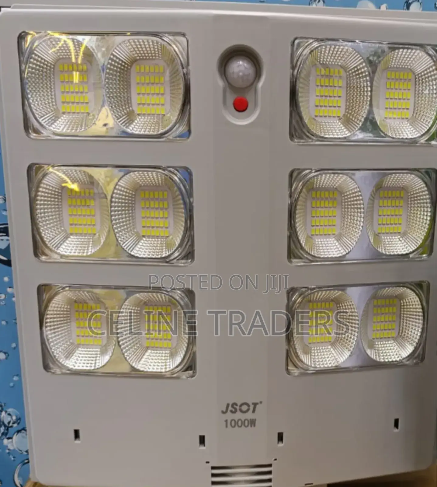1000w Grey Solar Streetlight + Pole