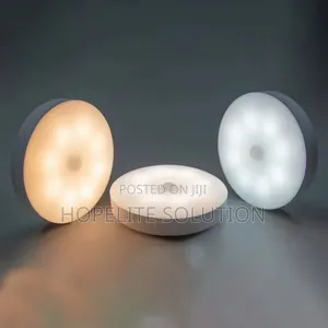 Round Motion-Sensor Cabinet Light